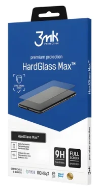 3mk HardGlass Max Black / Tvrzené sklo / Oppo A98 5G / celoplošné lepení