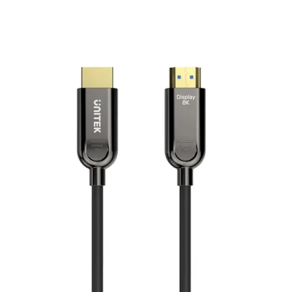 Unitek Kabel optický HDMI 2.1 AOC 10 m černá / Kabel / 8K 60Hz / 4K 144Hz / HDR (C11085GY01-10M)