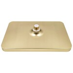 REA - Obdélníková dešťová sprcha JS-032 Brushed Gold REA-P0396