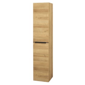 Mereo Mailo, koupelnová skříňka vysoká 170 cm, dub Riviera, černé madlo CN524LPBN