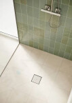 HANSGROHE - RainDrain Point Podlahová vpust, 10x10 cm, kartáčovaná nerezová ocel 56247800