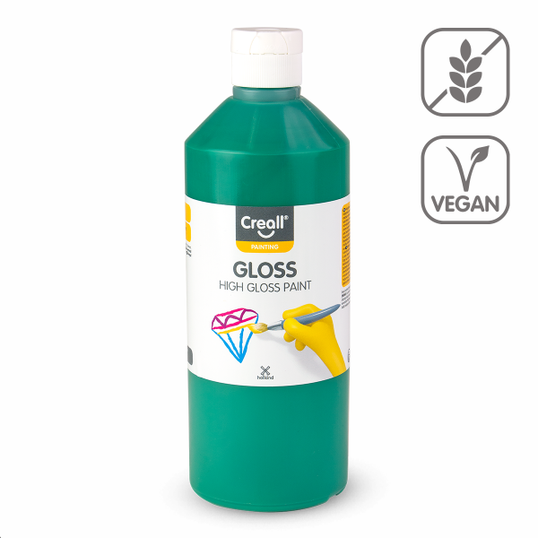 Creall barva s vysokým leskem Gloss, 500 ml, zelená