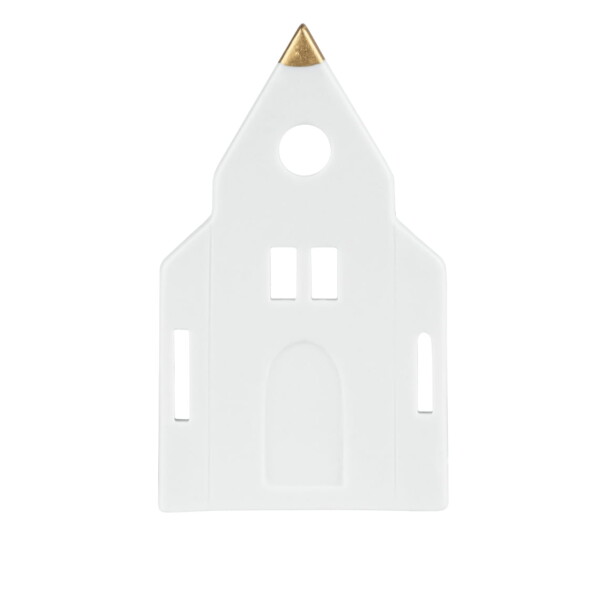 Räder Porcelánový svícen Little Church, bílá barva, porcelán