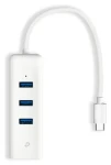 TP-Link UE330C bílá / Ethernetový adaptér / Gigabit / USB-C / 3x USB 3.0 Hub / RJ-45 (UE330C)