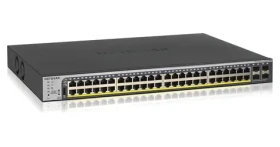 NETGEAR GS752TP / Switch / 48x 1G PoE+ / L2/L3/L4 / 4x SFP / 380W PoE (GS752TP-300EUS)