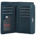 Stylová dámská koženková peněženka Coveri Deana, modrá