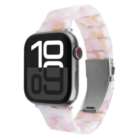 FIXED Resin Strap Candy Pink / Řemínek / pro Apple Watch 38/40/41 mm / pryskyřice / do 22,7 cm (FIXREST-436-CP)