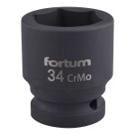 FORTUM 4703034 Gola hlavice rázová 3/4", 34mm, CrMoV