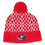 Adidas Pánská zimní čepice Columbus Blue Jackets NHL 2019 20 Goal Net Pudelmütze