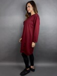 HOSH Mikinové šaty Elenya Velikost: UNI, Barva: Červená