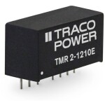 TracoPower TMR 2-1212E DC/DC měnič napětí do DPS 12 V/DC 12 V/DC 167 mA 2 W Počet výstupů: 1 x Obsah 10 ks