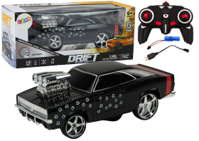 Mamido RC auto 1:18 Drift 360 světla a zvuky černé