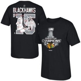 Reebok Pánské Tričko Chicago Blackhawks 2015 Stanley Cup Champions Signature Velikost: S