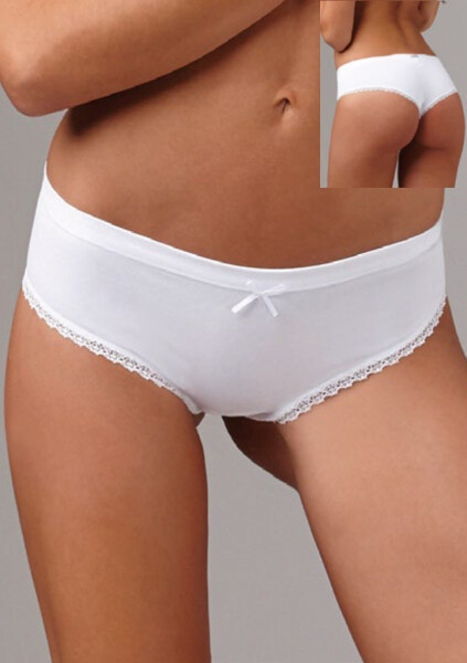 Bavlněné kalhotky Lovelygirl 6651 Bílá XL