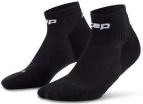 CEP ponožky ultralight socks low-cut wp8a5y - CEP pánské kotníkové běžecké kompresní ponožky 5.0 - black Velikost: V (EUR 45-48+)