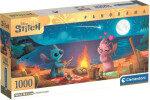 Panoramatické puzzle Lilo & Stitch Noční táborák 1000 dílků