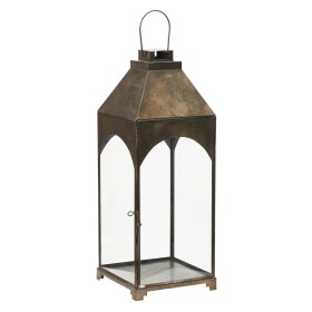 House Doctor Lucerna Arch Antique brass 48 cm, měděná barva, sklo, kov