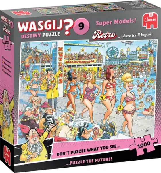 JUMBO Puzzle WASGIJ Retro Destiny 9: Super modelky!