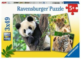 Ravensburger Panda, tygr lev dílků