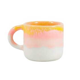Studio Arhoj Porcelánový hrnek Fruit Jelly Flux 70 ml, růžová barva, porcelán