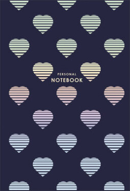 SHKOLYARYK Poznámkový sešit A5 Personal notebook 1ks (mix) / Formát: A5 / Počet stránek: 80 / Linka (8 mm) (140074)