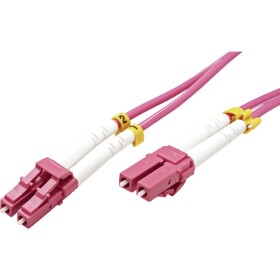 Value 21.99.8750 optické vlákno optické vlákno kabel [1x zástrčka LC - 1x zástrčka LC] 50/125 µ Multimode OM4 0.50 m