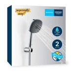 GROHE - Vitalio Comfort Set sprchové hlavice, držáku a hadice, 2 proudy, chrom 26399001