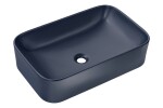 COMAD - Umyvadlo na desku KAMA 60, tmavě modrá 5907611655283