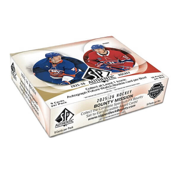 2025-2026 Upper Deck SP Authentic Hockey Hobby Box - hokejové karty
