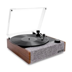 Victrola VTA-74-WLN-INT Eastwood II hněda / Gramofon / 3 rychlostní / BT / RCA (5060647651084)