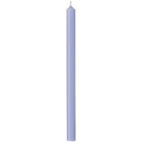 Ib Laursen Svíčka Taper Purple Ash 20 cm, fialová barva, vosk