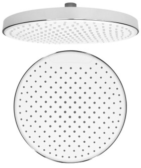SAPHO - Hlavová sprcha, průměr 255, silikon trysky, ABS/chrom/bílá SK151