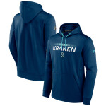 Fanatics Pánská mikina Seattle Kraken RINK Performance Pullover Hood Traditional Navy-Icy Blue Velikost: