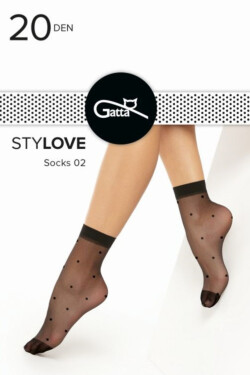 Dámské ponožky STYLOVE - 02 Slečna UNI