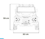 Mamido Dětské elektrické autíčko Land Rover Defender 110 SVX Concept růžové