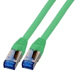 EFB S/FTP CAT6A 0,5 m zelená / Patch kabel / RJ45-RJ45 / 10Gbit (K5525FGN.0,5)