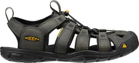 KEEN Clearwater CNX Leather Men Pánské sandály magnet/black 43 KEN1201079402SA