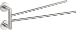 SAPHO - X-STEEL dvojitý držák ručníků otočný 370, nerez mat XS405