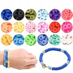 Kruzzel Kreativní sada na výrobu náramků, barevne korálky 4200 ks