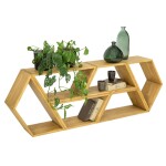 ARTEN (NANO Systems s.r.o.) Rustikální dřevěný TV stolek POPRAD COS22 (tmavý vosk/světlý vosk)