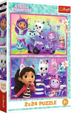 TREFL Puzzle Gábinin kouzelný domek: Zábava s Gábi