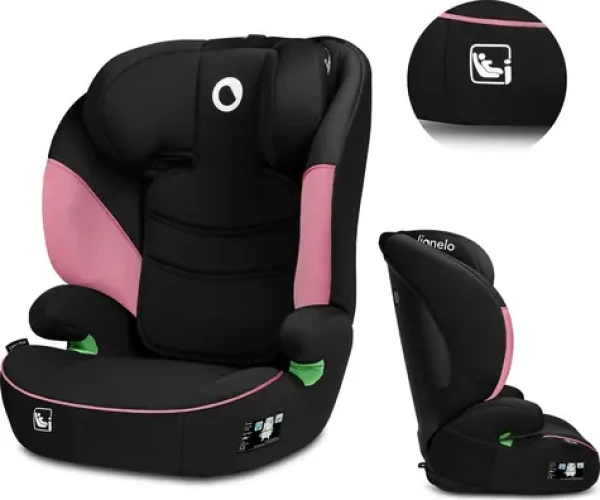 LIONELO Autosedačka Lars i-Size 100-150 cm, Pink Baby (LFOTLARSISZPKBBYXXXX)