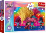 Puzzle Trollové Přátelští Trollové 60 dílků