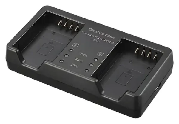 OM SYSTEM BCX-1 / Nabíječka / pro baterii BLX-1 (V6560040W000)