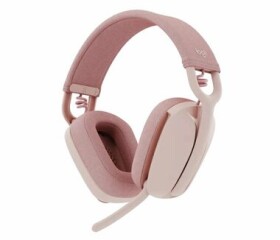 Logitech Zone Vibe 100 růžová / Bezdrátová sluchátka s mikrofonem / BT / USB-C (981-001224)