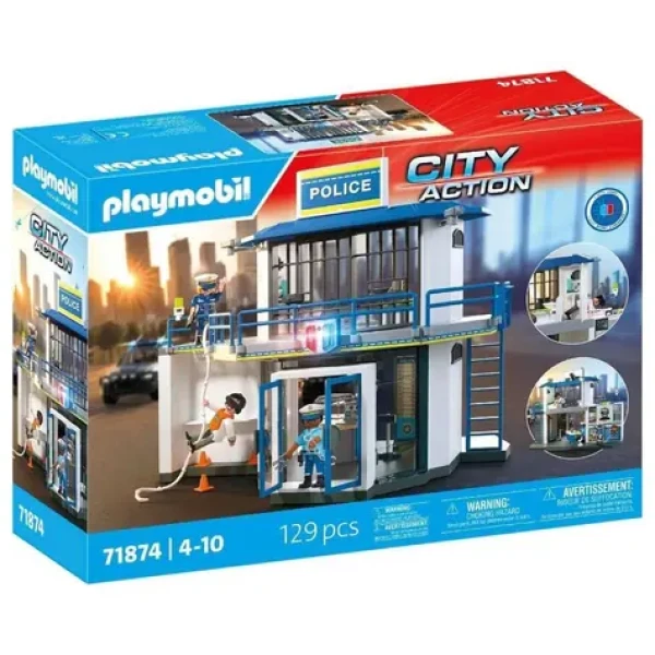 Playmobil® City Action 71874 Policejní služebna s vyšetřovatelnou
