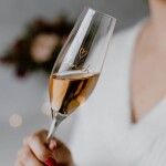 Bella Rose Sklenice na sekt Ženich, zlatá barva, čirá barva, sklo, 250 ml