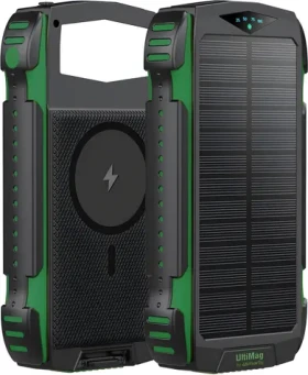 4smarts TitanPack Rugged UltiMag 20000mAh černo-zelená / Powerbanka / 20000 mAh (4252011904228)