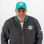 Nike Pánská bunda Miami Dolphins NFL Sideline Coach Bomber Velikost: L