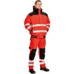 CRV Cerva Bunda KNOXFIELD Hi-Vis WINTER PILOT pánská zimní reflexní červená S červená